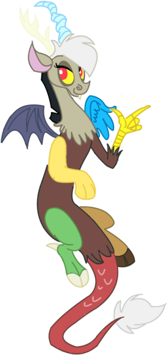 Mammal Fictional Character Vertebrate Cartoon Horse - Mlp Genderbend Discord (600x1256)