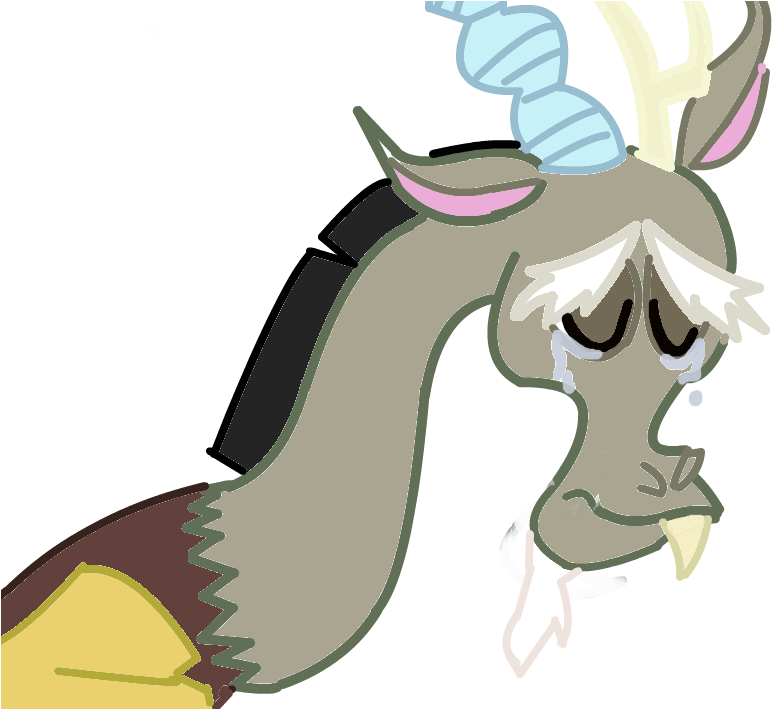 My Little Pony Discord Sad (783x708)