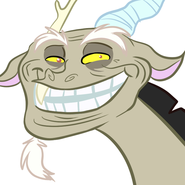 Trollface Discord - Discord My Little Pony (600x600)
