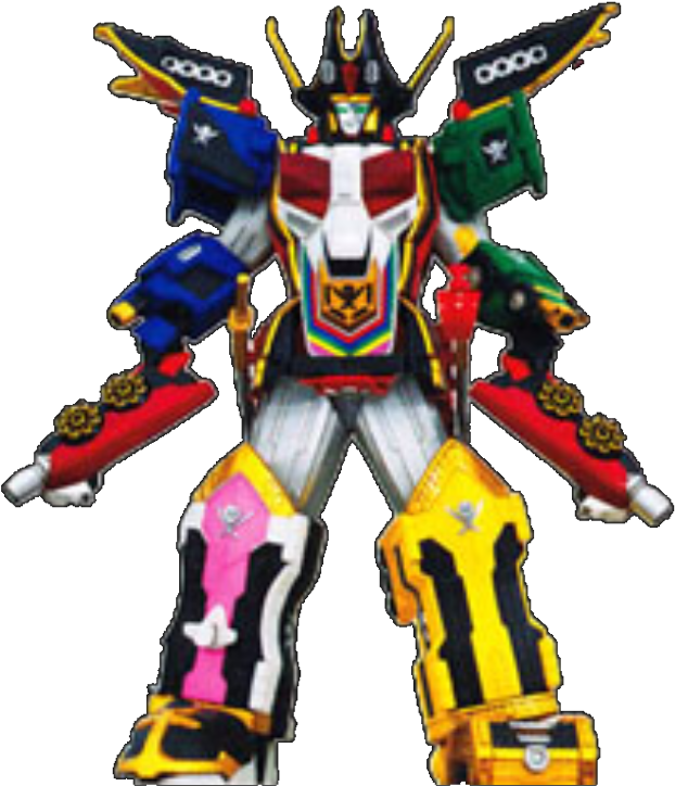 Legendary Spd Megazord With Weapons - Power Rangers Super Megaforce Megazord Png (639x754)