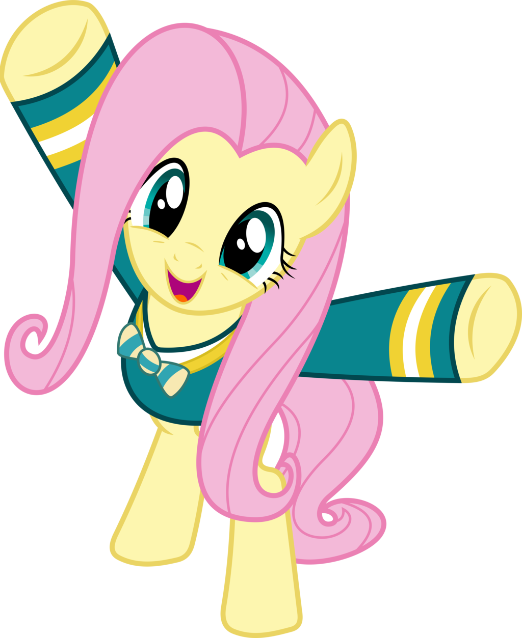 My Little Pony Discord Download - My Little Pony Fluttershy Standing (1024x1253)