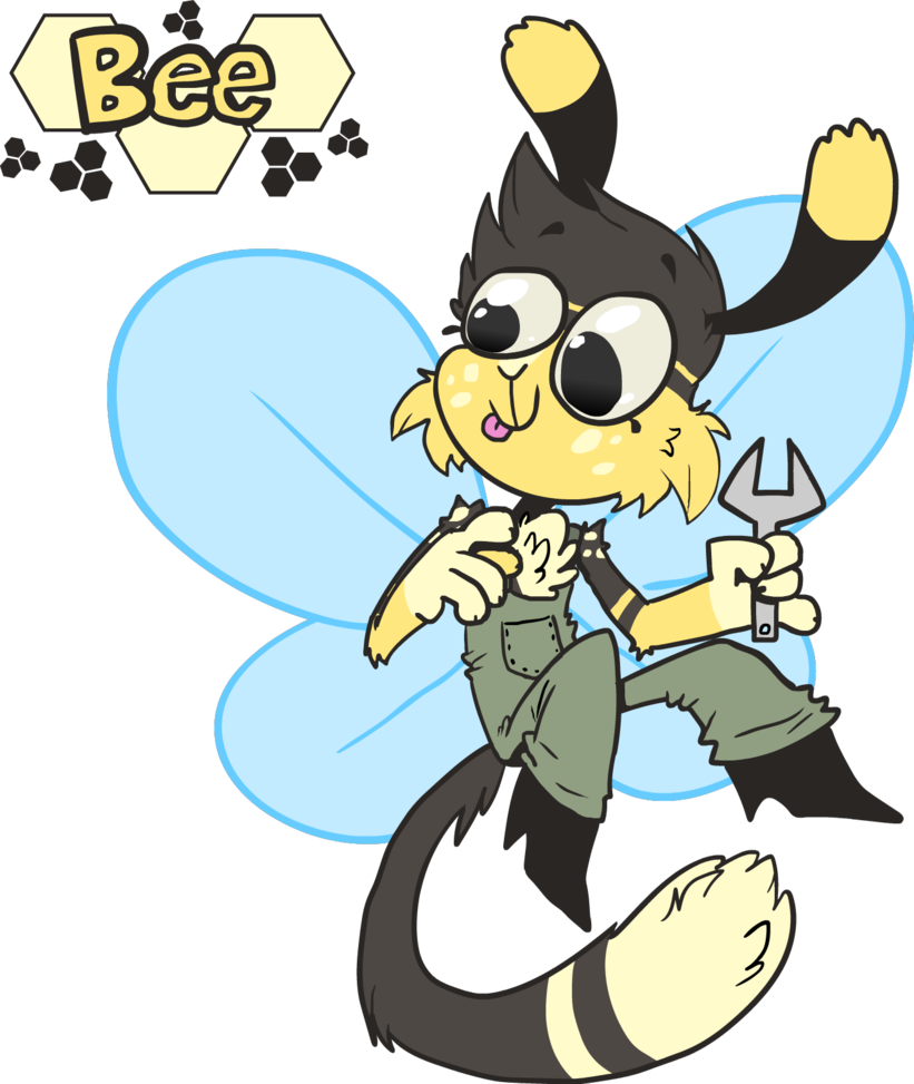 Busy Bee By Splendidlydull - Cartoon (821x973)