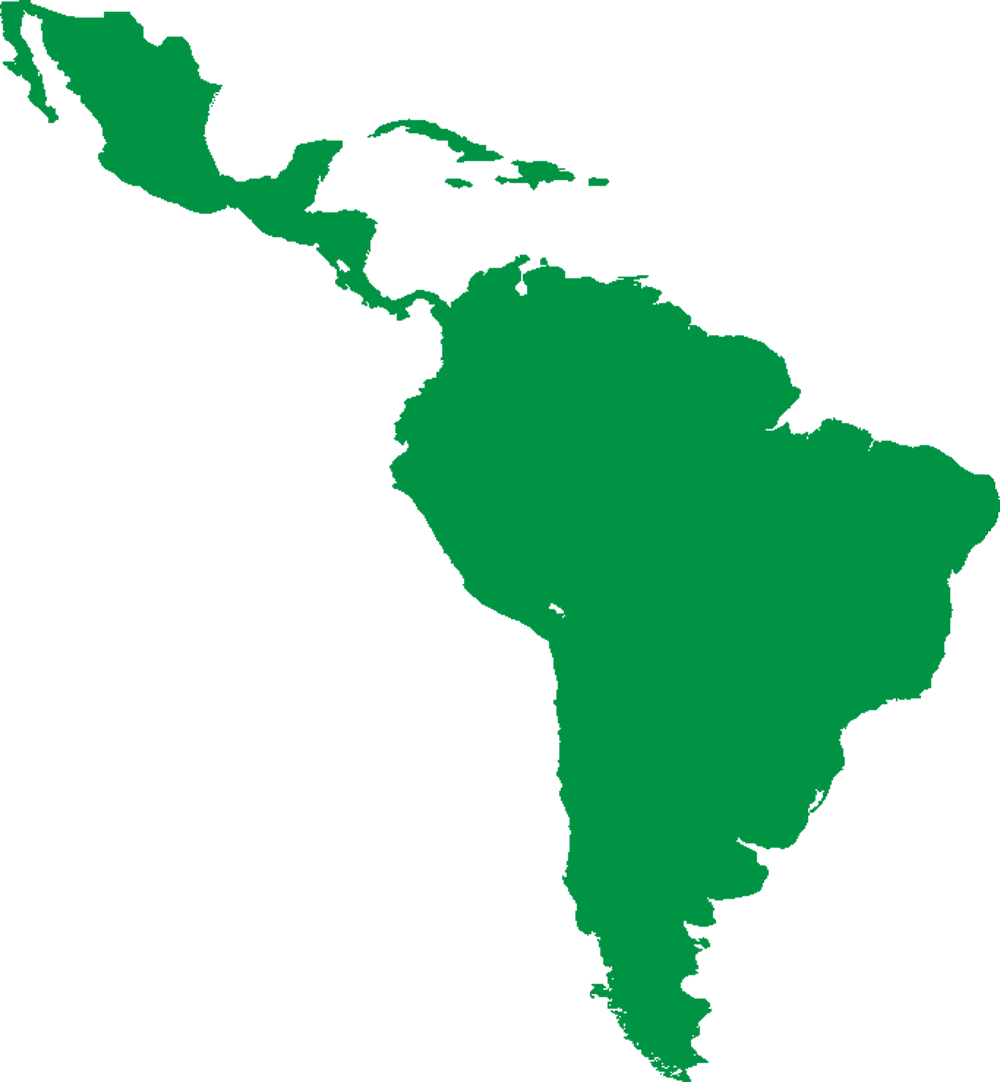 Dakota Dealers In South America - 4 Subregions Of Latin America (1000x1082)