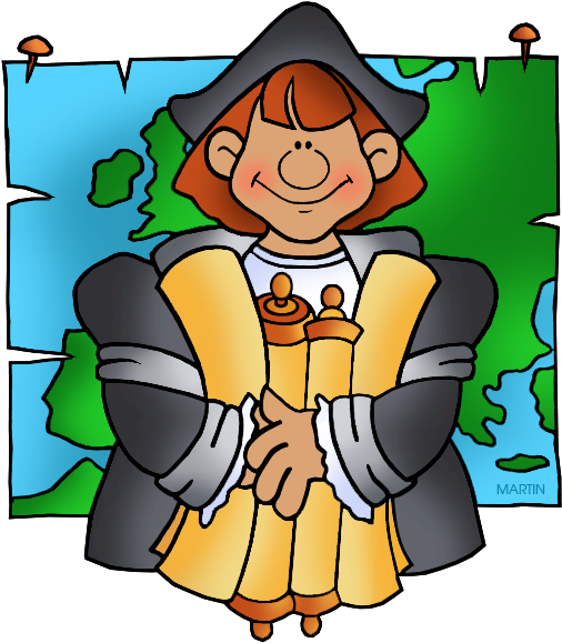 No Date - Christopher Columbus Clipart (575x648)