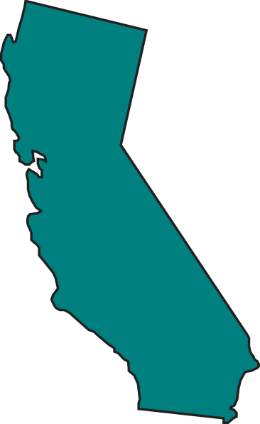 Outline Of California Png (366x597)