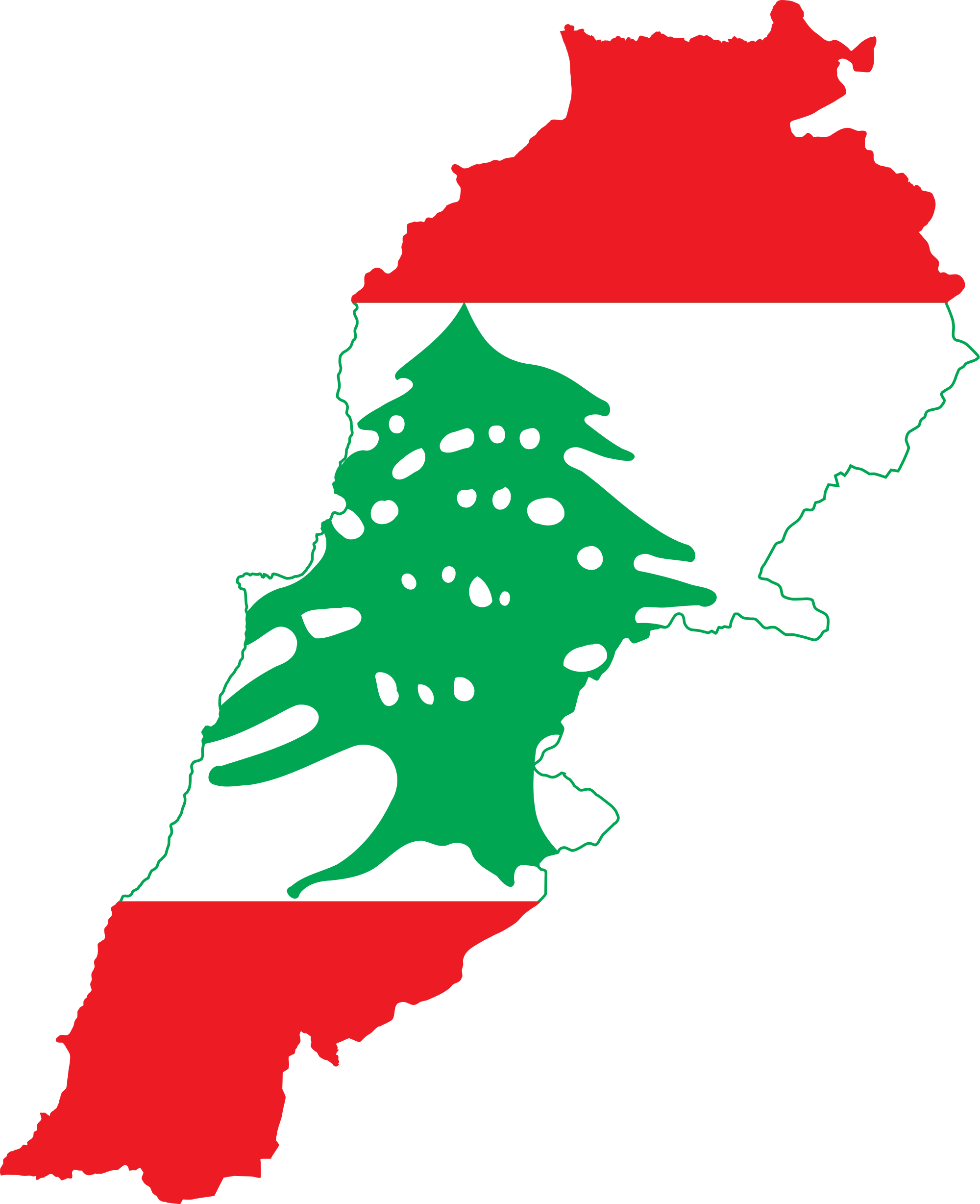 Coat Of Arms Of Lebanon (2000x2456)