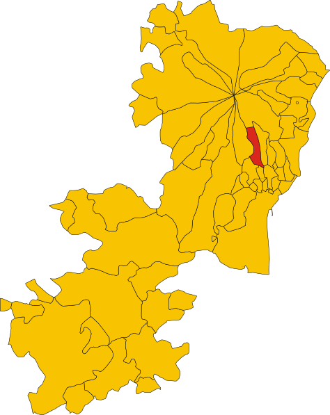 How To Set Use Map Of Comune Of Pedara Province Of - Provincia Di Catania Mappa (474x597)