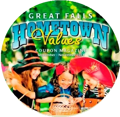 Hometown Values Great Falls - Hometown Values Coupon Magazine Great Falls (402x387)