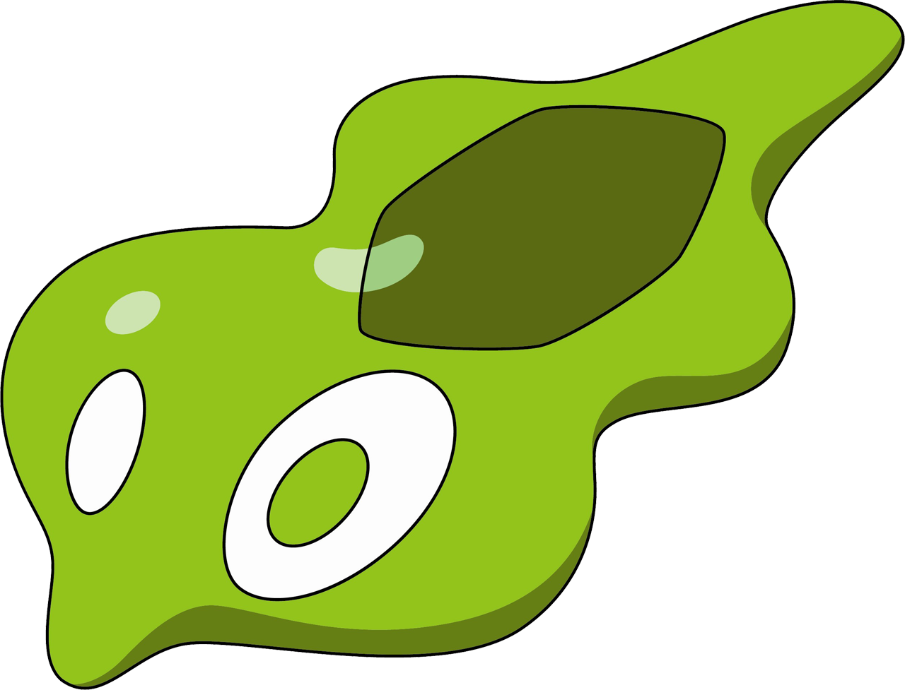 North America Continent Cliparts - Pokemon Zygarde Cell (1280x977)