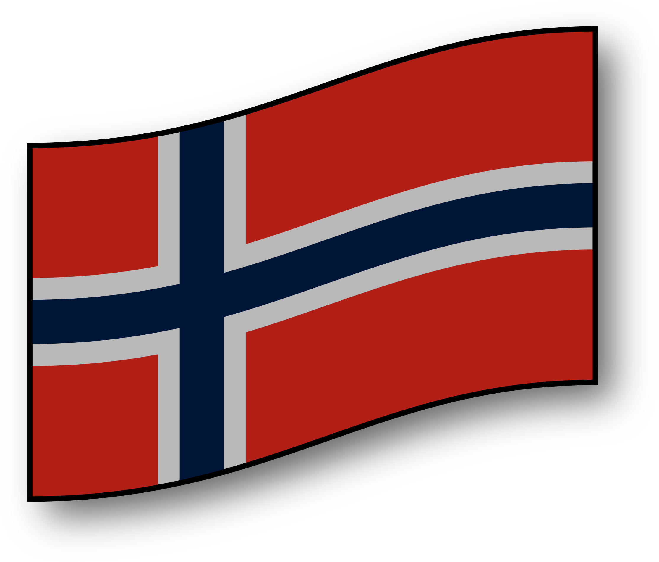 Norway Flag - Norwegian Flag Transparent Clipart (2400x2076)