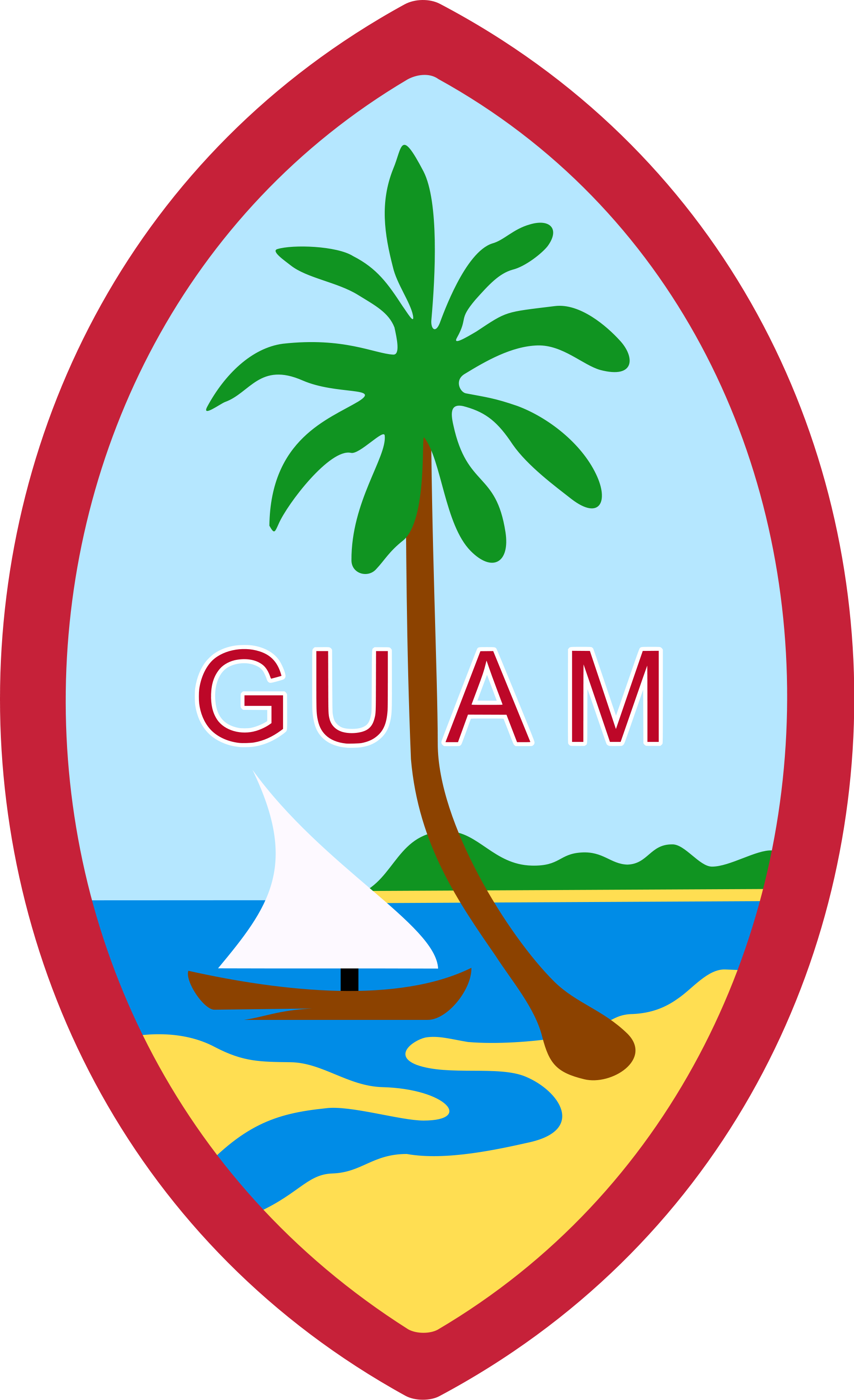 Guam Emblem - Guam Coat Of Arms (2000x3278)