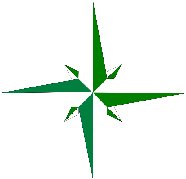 Northstar Clip Art - Compass Star (600x577)