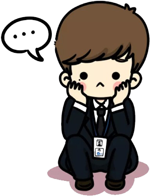 Cartoon 240-320 Wallpaper - Q 版 人物 思考 (555x555)