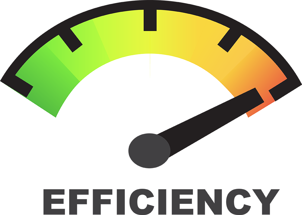 Energy, Safety & Cost Efficiency - Efficiency Clipart Png (1000x713)