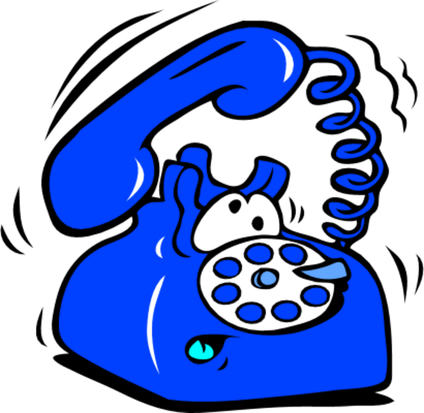 Clipart Telephone Ringing Clipartfest - Ringing Telephone Clip Art (600x585)