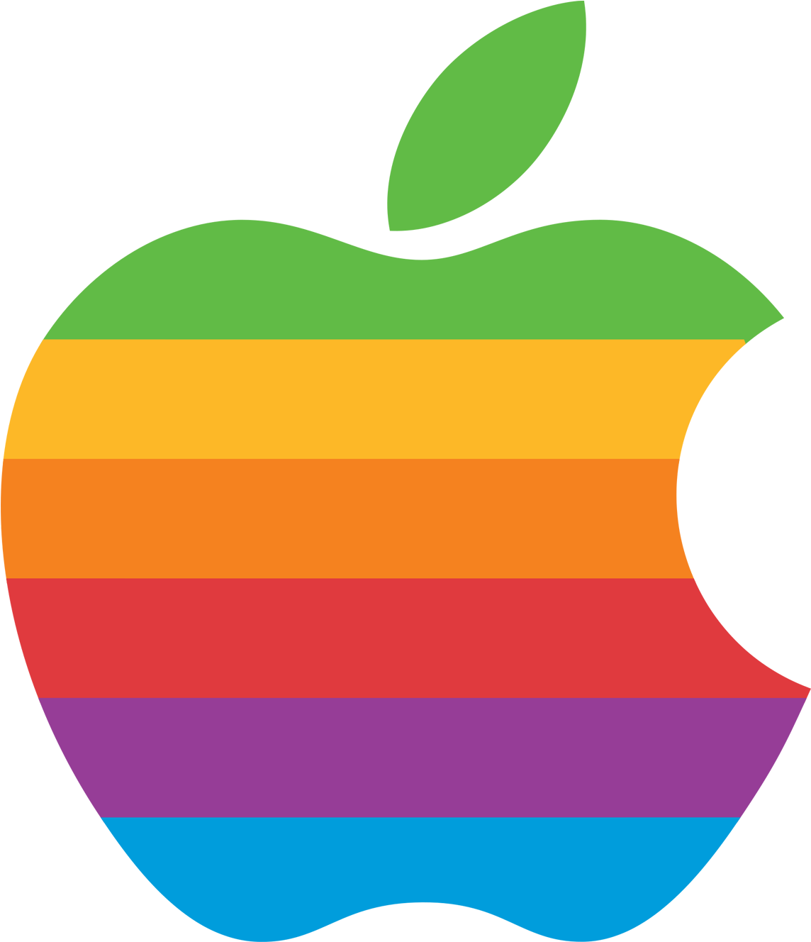 Computer Logo - Rainbow Apple Logo Png (2272x1704)