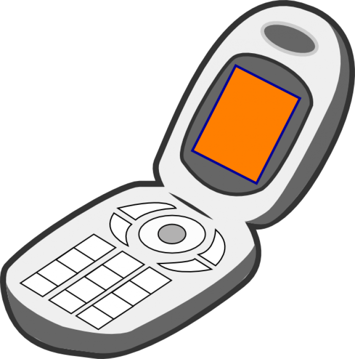 Cell Phone Ringing Clipart - Non Living Things Clipart (728x736)