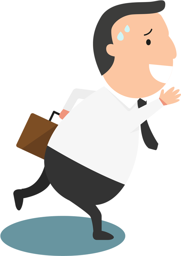 Cartoon Salaryman - Work Cartoon - Cartoon Salaryman - Work Cartoon (724x984)