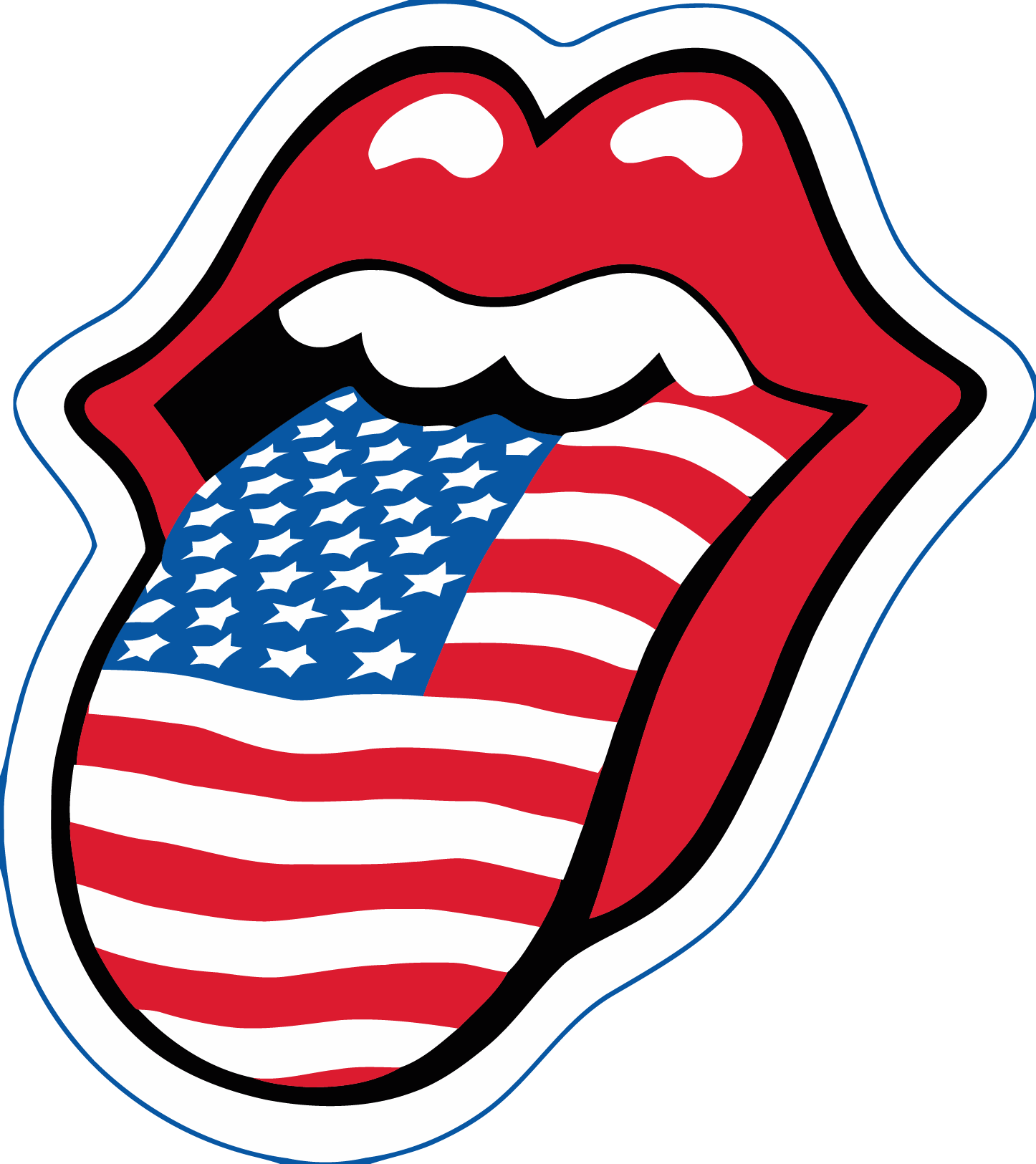 The Rolling Stones Tongue Logo Clip Art - The Rolling Stones Tongue Logo Clip Art (1446x1625)