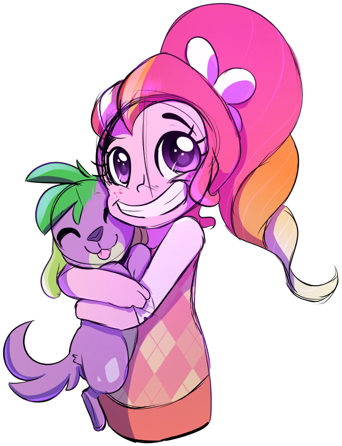 Girl Hugging Dog Clipart - Dog (1000x1000)