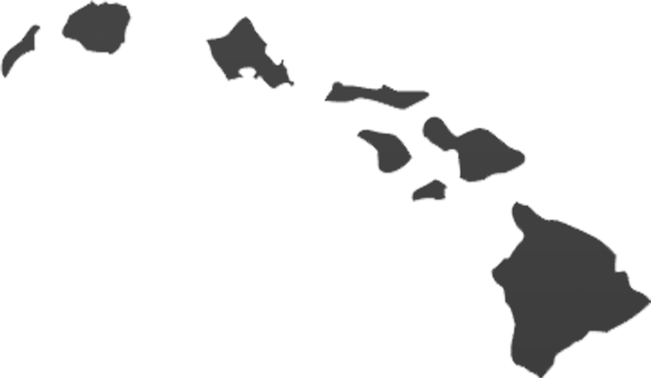 Clip Art Of Hawaiian Islands - Hawaiian Islands Art (1329x1329)