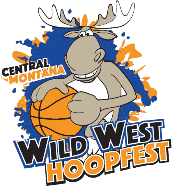 Logo Design & Website Design Central Montana Wild West - Wild West Hoopfest (640x655)