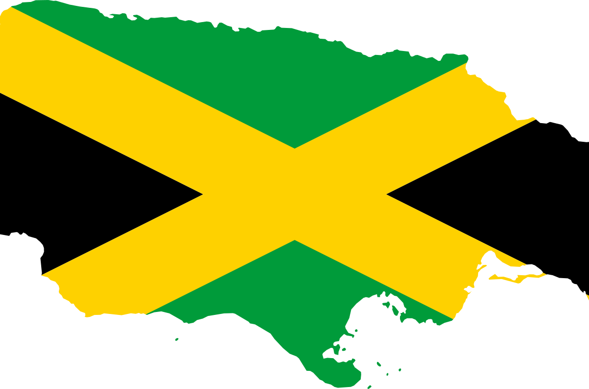 What On Earth Is Jamaica Doing In Germany - Jamaica Flag And Map (1200x793)