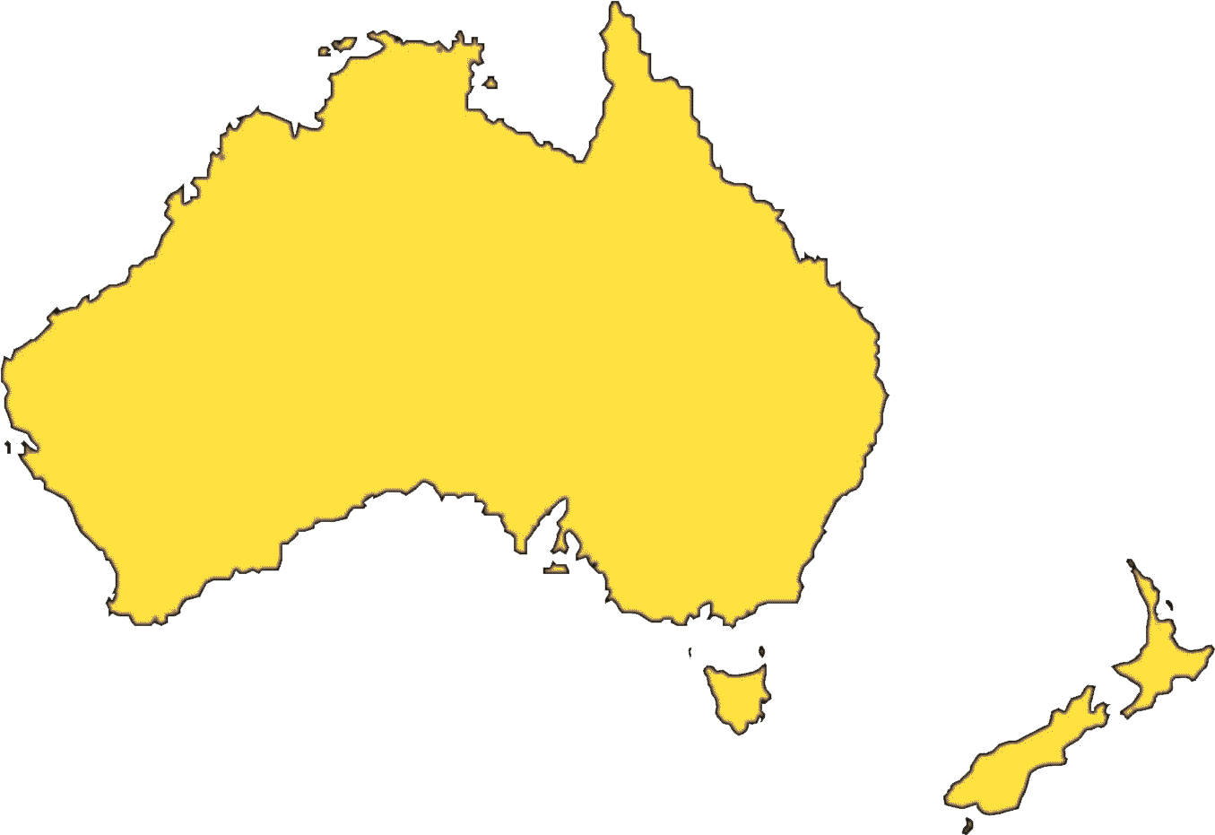 Australia Map Png File - Australia Map (1394x970)