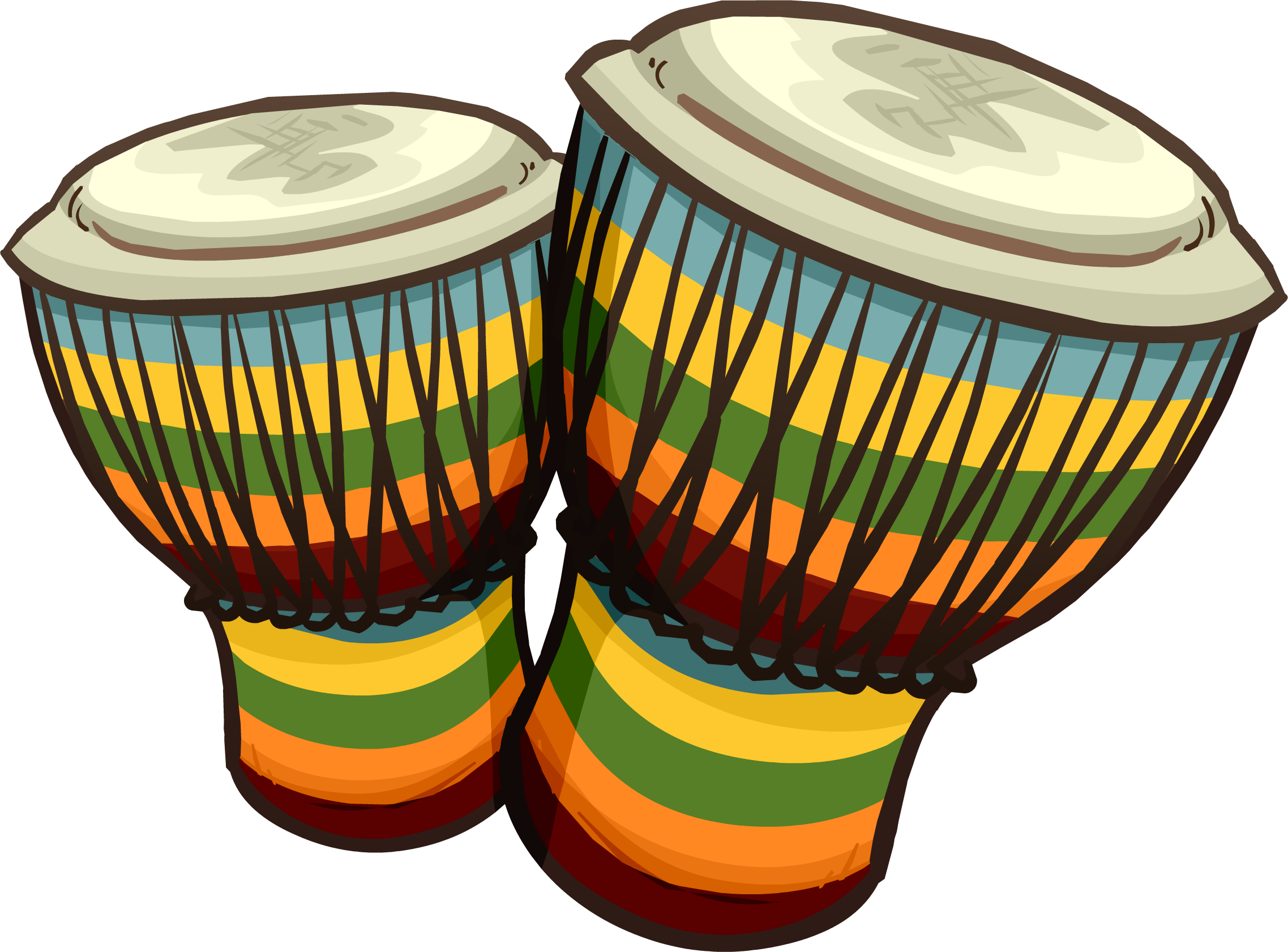 Bongo Drum Conga Djembe Clip Art - Bongo Drums Clipart (2275x1681)