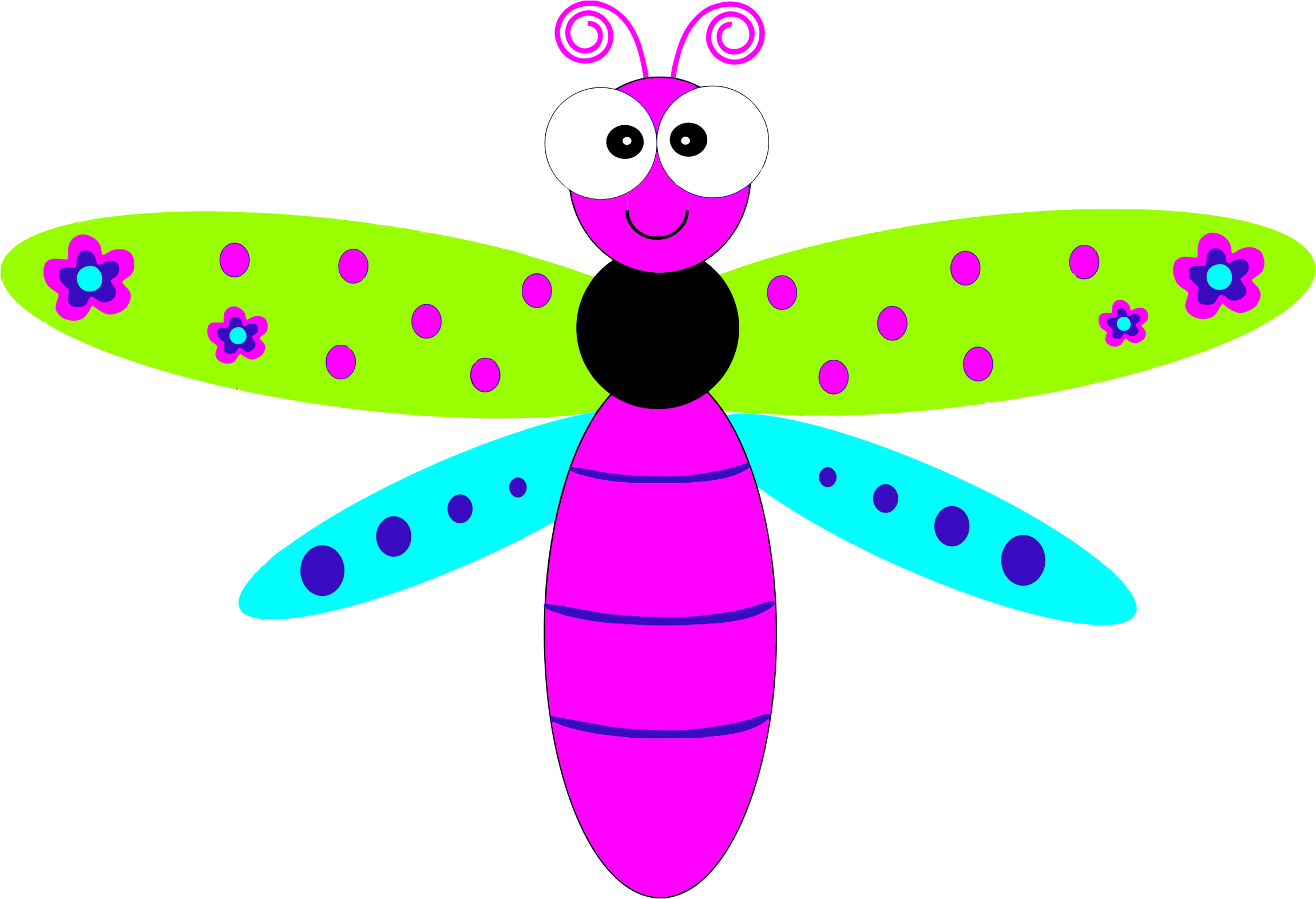Dragonfly Clipart - Dragonfly Clipart (2300x1572)