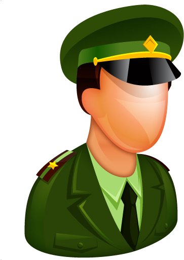 Military - Army Officer Clipart (512x512)