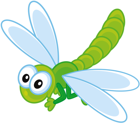 13 - Clip Art Libellula (500x451)