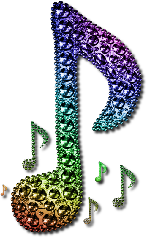 Rainbow Musical Notes Design By Jssanda On Clipart - Cool Rainbow Music Notes (600x818)
