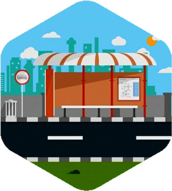 Places Nearby The Project - Bus (676x676)