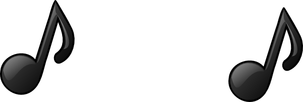 This Free Clip Arts Design Of Music Note - Small Music Note Clip Art (600x202)