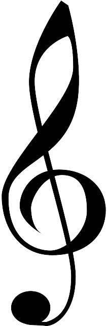 Music Notes Png Clipart Web Icons Png - Treble Clef Clip Art (320x640)