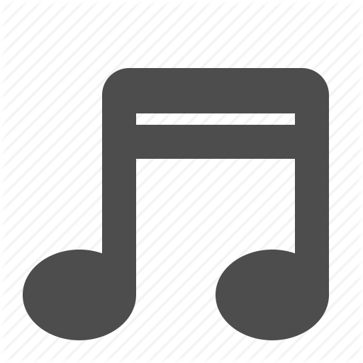 Music, Music Note, Music Notes, Musical, Note, Notes, - Music Icon Grey Png (512x512)