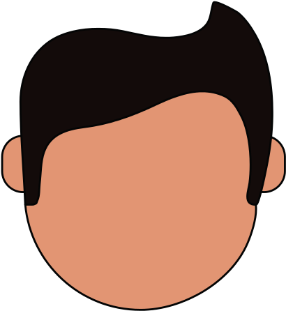 Man Cartoon Head Icon Avatar - Vector Graphics (550x550)