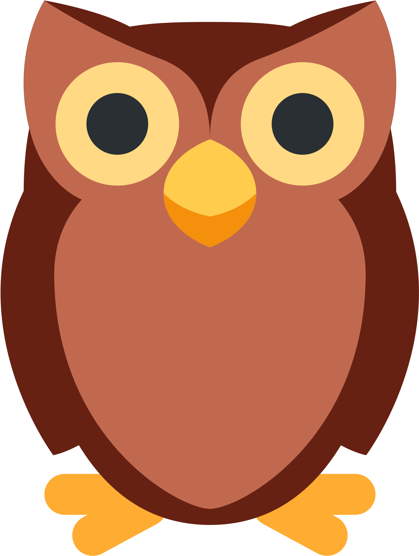 Cartoon Owl Clipart 22, Buy Clip Art - Buho Emoji (2000x2000)