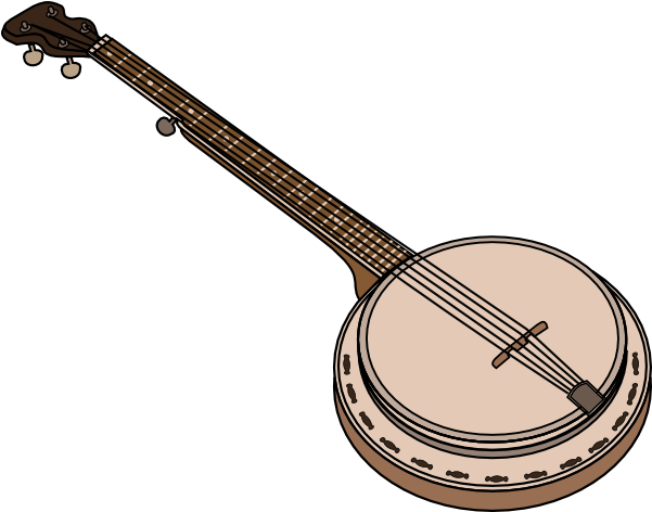 Banjo Musical Instruments Clip Art - Banjo Clip Art (955x750)