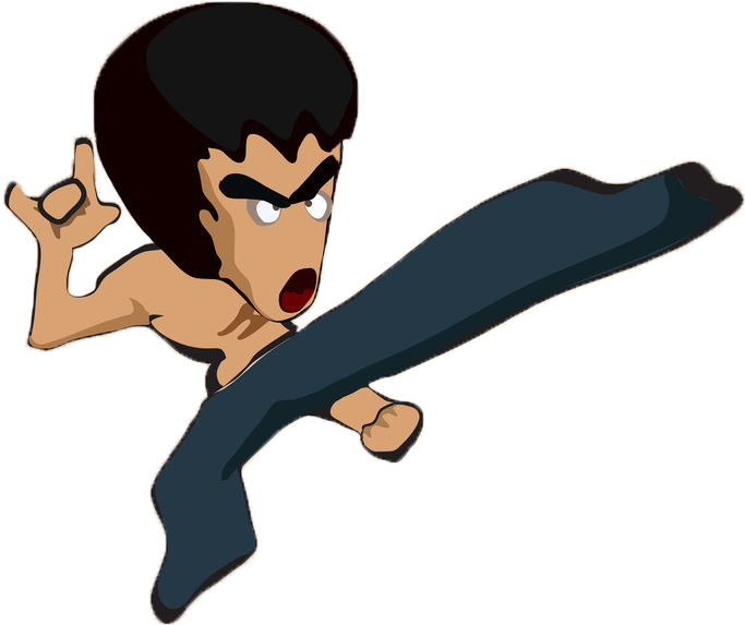 Cartoon Kick Kung Fu - Cartoon Kick Kung Fu (724x790)