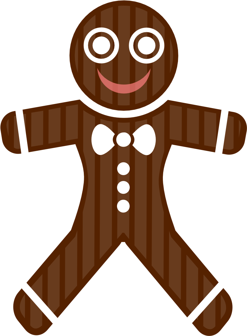 Christmas - Gingerbread Cookie Ornament (round) (615x800)