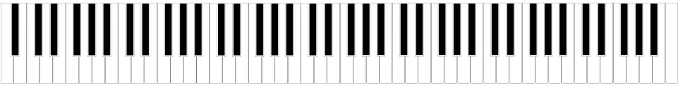 Piano Keys Vector - Music (960x480)