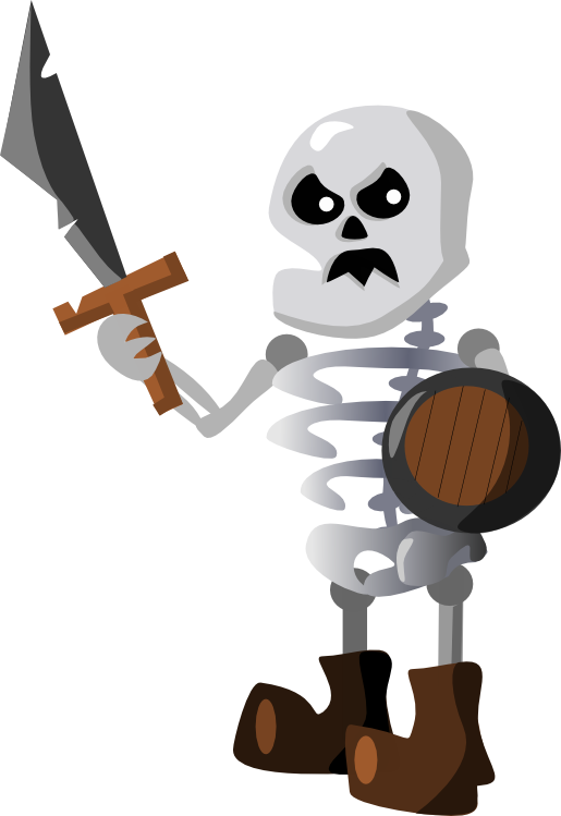 Preview - Skeleton Png Cartoon (515x749)