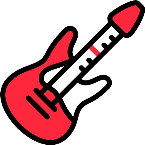Guitar Musical Instrument Clip Art - Cartoon Instruments (512x512)