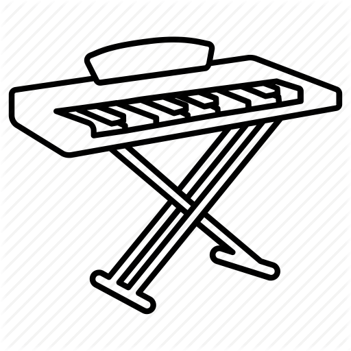 Keyboard Drawing Images At Getdrawings - Keyboard Piano Drawing (512x512)