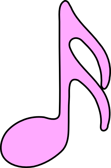 Sixteenth Note Clip Art Tgpcs4 Clipart - Sixteenth Note With Color (390x591)