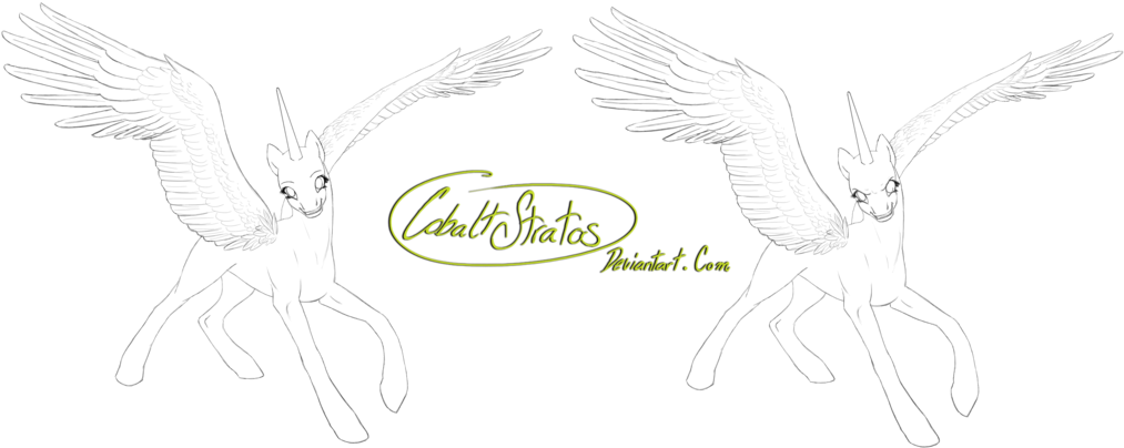 Stright Horn By The Blue Unicorn - Sketch (1024x455)