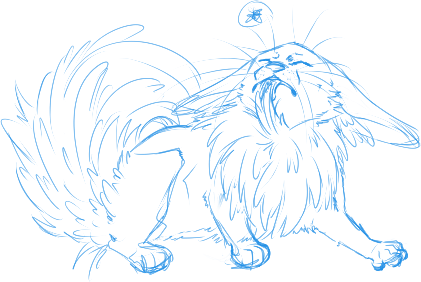 And Bonus Floof Picture Based On A Photo Of My Cat - Companion Dog (1357x911)