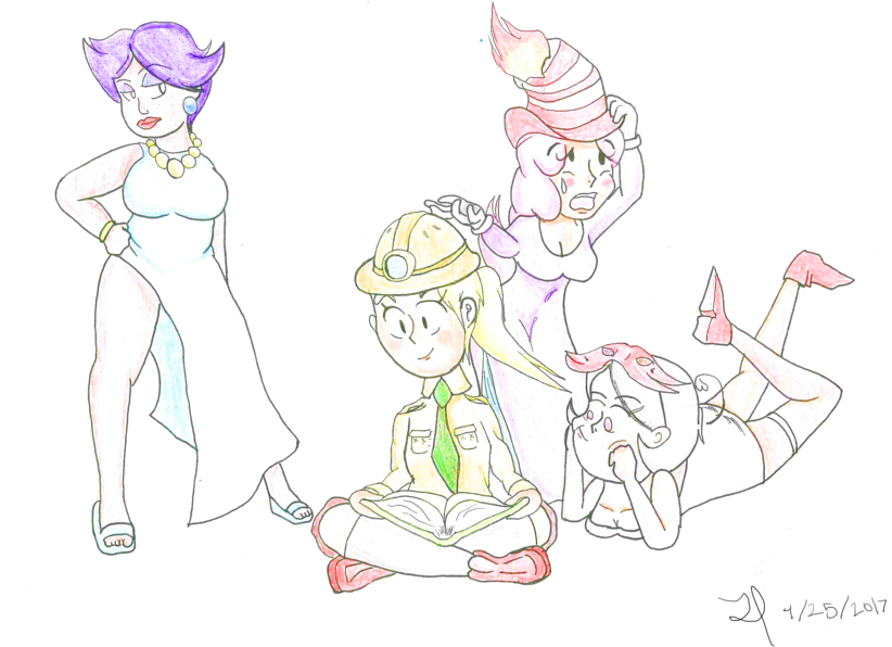 Ladies Of The Thousand Year Door By Tomasmed - Sketch (1024x663)